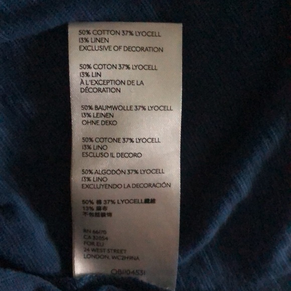 Free People Blue Embroidered Top - Picture 6 of 6